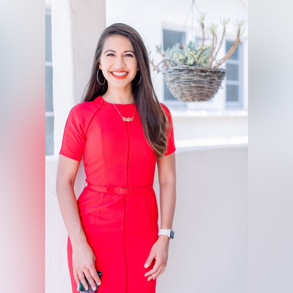 Maggy London red 💄sheath - Picture 1 of 10